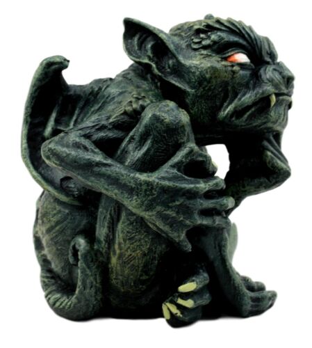 Cool Devilish Collectible Winged Toad Troll Gargoyle Figurine Sinister Doubter
