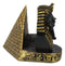 Ancient Egyptian Pharaoh Pyramid Anubis And Horus Business Card Holder Figurine