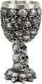 Ebros Day of The Dead Stacked Skulls Small Wine Goblet Or Shot Glass Chalice 3oz