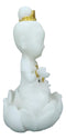 Cultural Art Amitabha Buddha Seated On Lotus Feng Shui Zen Vastu Mini Figurine