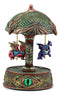 Ebros Eye Of Pandora Three Colorful Flying Dragons Clockwork Musical Carousel Statue