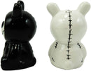 Ebros Furry Bones Bun Bun Rabbits Salt And Pepper Shakers Ceramic Set 3.5"H