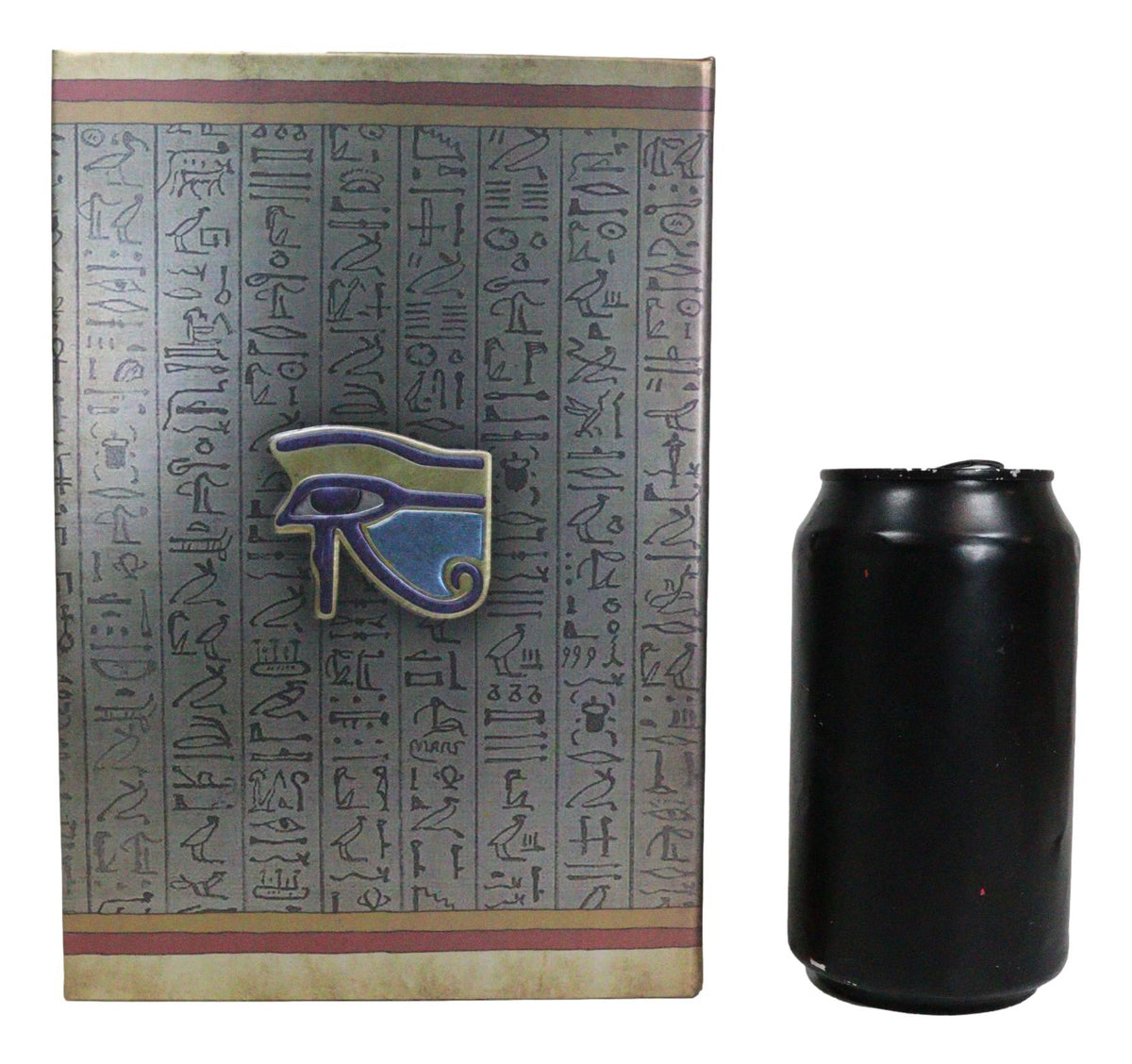 Ancient Egypt Bastet And Anubis Hieroglyphic Embossed Blank Page Journal Book