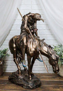 Ebros Large Detailed End of The Trail Statue 23"Tall Brave Indian Native Warrior