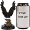 Ebros American Pride Swooping Bald Eagle with Spread Out Wings by Rocky Cliff Statue On Black Trophy Base 5.25" Tall USA Patriotic National Emblem Independence Day American Home Decor Figurine