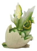 August Birthstone Dragon Egg Statue 5.25"Tall Green Peridot August Gemstone