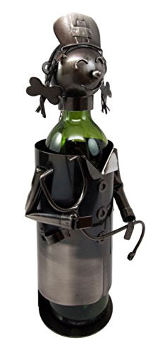 Ebros Gift Registered Nurse On Duty Hospital Clinic Hand Made Metal Wine Bottle Holder Caddy Great Gift For Nurses