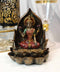 Ebros Sacred Hindu Goddess Lakshmi Sitting on Lotus Flower Resin Backflow Burner