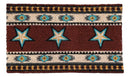 Southwestern Patterns Western Stars Coir Coconut Fiber Floor Mat Doormat 29"X17"