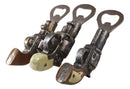 Pack Of 3 Western Cowboy Six Shooter Revolver Gun Pistols Beer Bottle Openers
