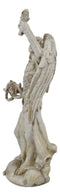 Ebros Archangel Saint Uriel Statue 5"H Light And Fire Of God Patron of Confirmation