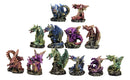Ebros Medieval Renaissance Set of 12 Miniature Dragon in Different Poses Fantasy Dungeons and Dragons Mini Scale 2" Tall Decorative Sculptures