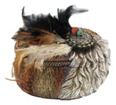 Southwestern Indian Dreamcatcher Feathers And Sun Medallion Decorative Box