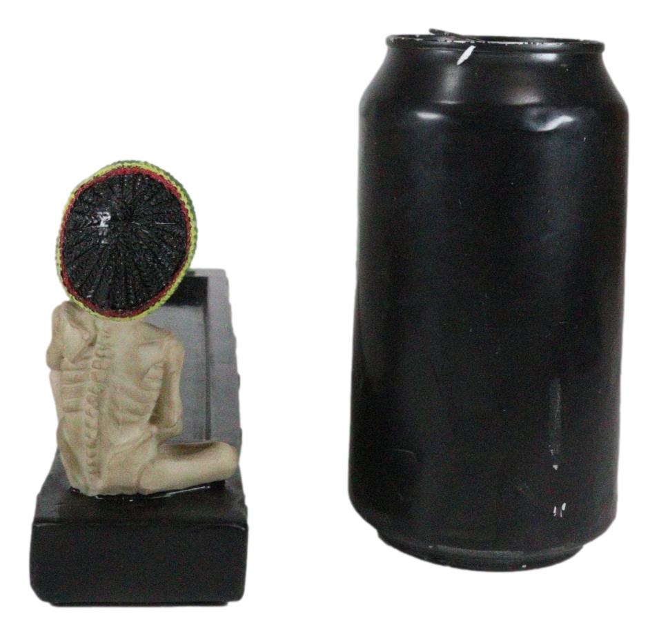 Good Vibes Day of The Dead Reggae Rasta Skeleton Smoking Stash Incense Burner