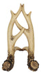 Western Rustic Stag Deer Antlers Book Photo Frame Cell Phone Holder Easel Stand