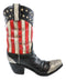 Rustic Western American Flag Old Faithful Patriotic Cowboy Boot Floral Vase