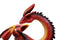 Ebros Gift Red Magma Imperial Long Serpentine Dragon Decorative Figurine 10.75"H
