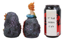 Ebros Nautical Blue Tail Mermaids With LED Light Geode Crystal Cave Figurines Set Of 2