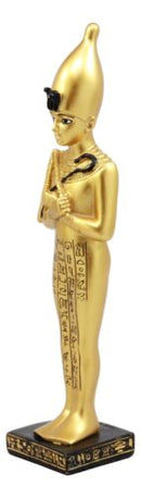 Egyptian Ushabti Funerary Figurine Shawabti Pharaoh With Hieroglyphs Statue