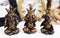 Goat of Mendes Samael Lilith See Hear Speak No Evil Baphomets Set of 3