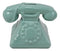 Vintage Nostalgia Teal Rotary Telephone 7"L Money Coin Piggy Bank Decor