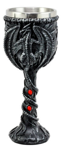 Ebros Legend Of The Thrones Dragon Blood Fire Dragon Wine Goblet Chalice Cup 6oz