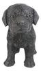 Ebros 6.25"L Realistic Chocolate Labrador Puppy Resin Figurine