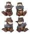 Jurassic Proclamations Dinosaur T Rex Babies With Signs Figurine Set 4"Tall