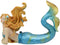 Ebros 6"L Colorful Nautical Mermaid Mergirl Lying On Sea Floor And Daydreaming Statue
