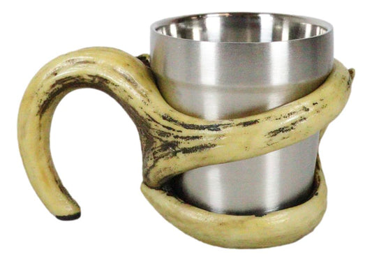 Rustic Western Forest Stag Buck Deer Antlers Artwork Standard Coffee Mug 8oz