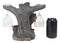 Ebros Liberty American Bald Eagle  Wine Valet As Bottle & 2 Glasses Holder Statue