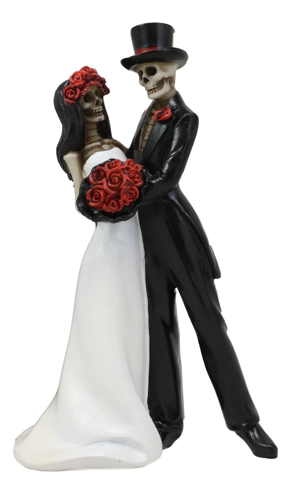 Ebros Day Of The Dead Wedding Dance Skeleton Figurine Cake Topper 6.25"Tall - Ebros Gift
