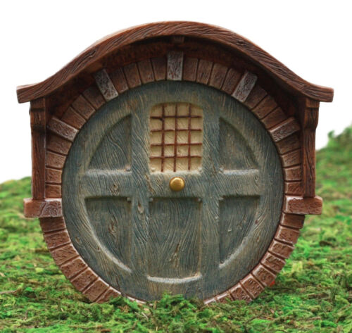 Ebros Gift Enchanted Fairy Garden Miniature Hobbit Dwarf Gnome Vault Dome Brick House Door Figurine 4"H Do It Yourself Ideas For Your Home - Ebros Gift