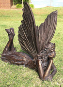 Resting Beautiful Queen Fairy Statue Elegant Home Garden Outdoor Decor Figurine