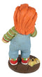 Ebros Child's Play Buddi Horror Doll Chucky Holding Knife Pinheadz Monster