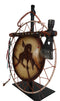 Tribal Native Indian End of Trail War Shield Battle Axe Dreamcatcher Wall Decor