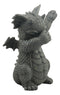 Ebros Whimsical Hip Hop Dabbing Garden Dragon Statue 9.25" Tall Look at My Dab