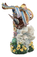Coastal Decor Lady Unicorn Statue 8"Tall Josephine Wall Mermad Fairy Figurine