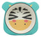 Ebros Zebra 5 Pc Organic Bamboo Dinnerware Set For Kids Children Toddler Baby