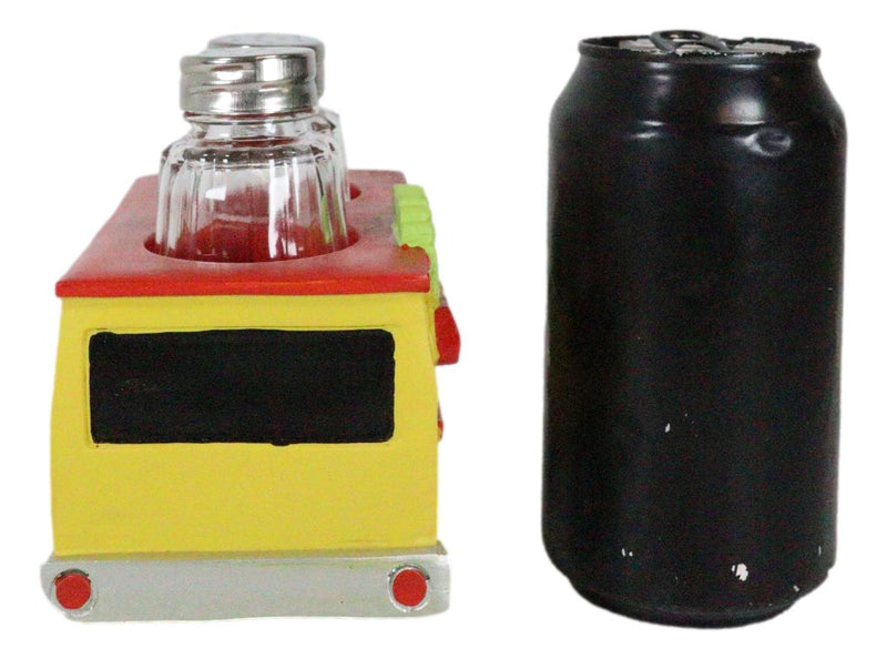 Taste Of Mexico Tex-Mex Fiesta Taco Food Truck Salt And Pepper Shakers Holder