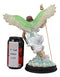Ebros Saint Raphael with Healing Staff Statue 10.25" H with Brass Name Plate