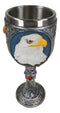 Patriotic Wildlife Majestic American Bald Eagle Celtic Knot Wine Goblet Chalice