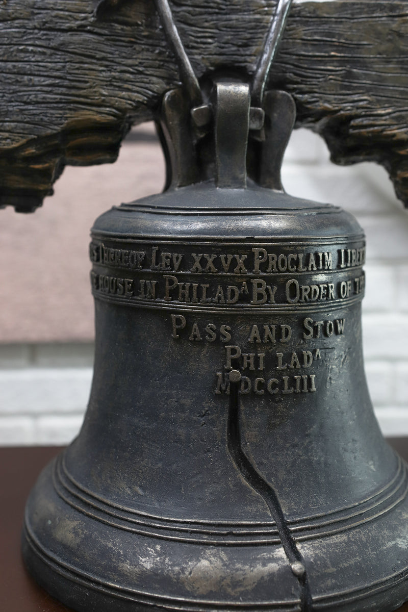 Ebros Independence Day American Patriotic Glory Bald Eagle Liberty Bell Statue