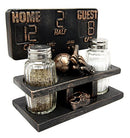 Extra Inning Home Run Baseball Scoreboard Salt And Pepper Shakers Holder