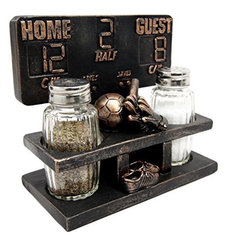 Extra Inning Home Run Baseball Scoreboard Salt And Pepper Shakers Holder