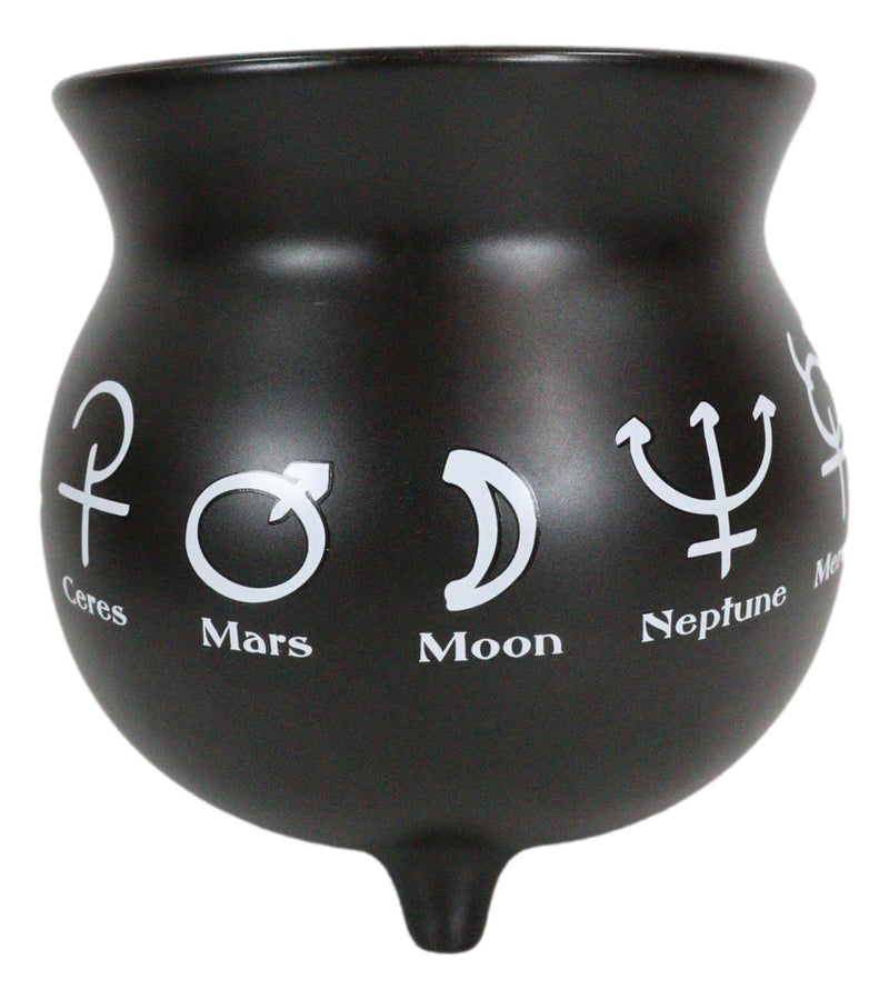 Solar Alchemy Symbols Cauldron Porcelain Soup Bowl Large Coffee Mug With Spoon