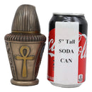 Ebros Ancient Egypt Gods and Deities Qebehsenuef Canopic Jar Urn Statue 5.75"H