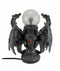 Fantasy Double Dragons Protecting Oracle AC Flashing Electric Ball Figurine