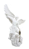 Ebros Archangel Saint Michael Statue 13.5"H Battle Of Armageddon (Off White)