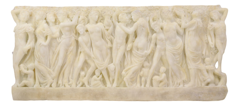Gardner Museum Farnese Sarcophagus Revelers Gathering Grapes Wall Plaque Relief